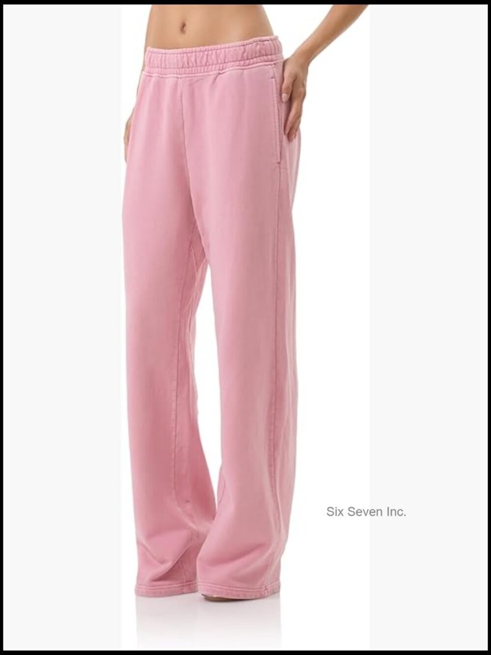 Finely Oversized Straight Leg Lounge Sweatpant with Pockets